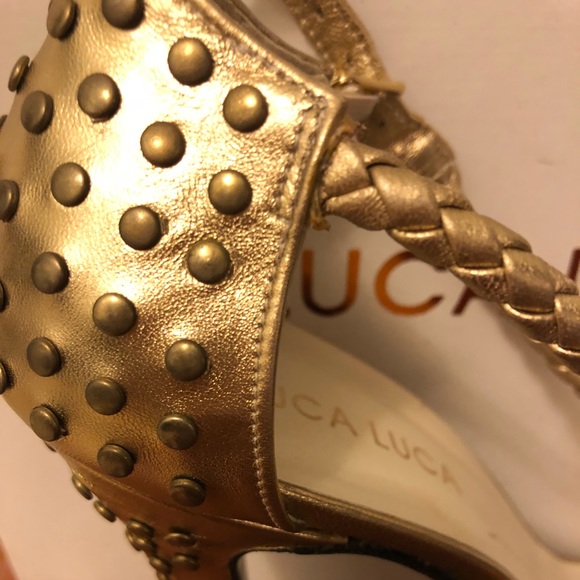LUCA LUCA Heeled leather sandals - Picture 3 of 3